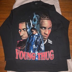 Young Thug Vintage Design Rap Long-sleeve Tee - XL